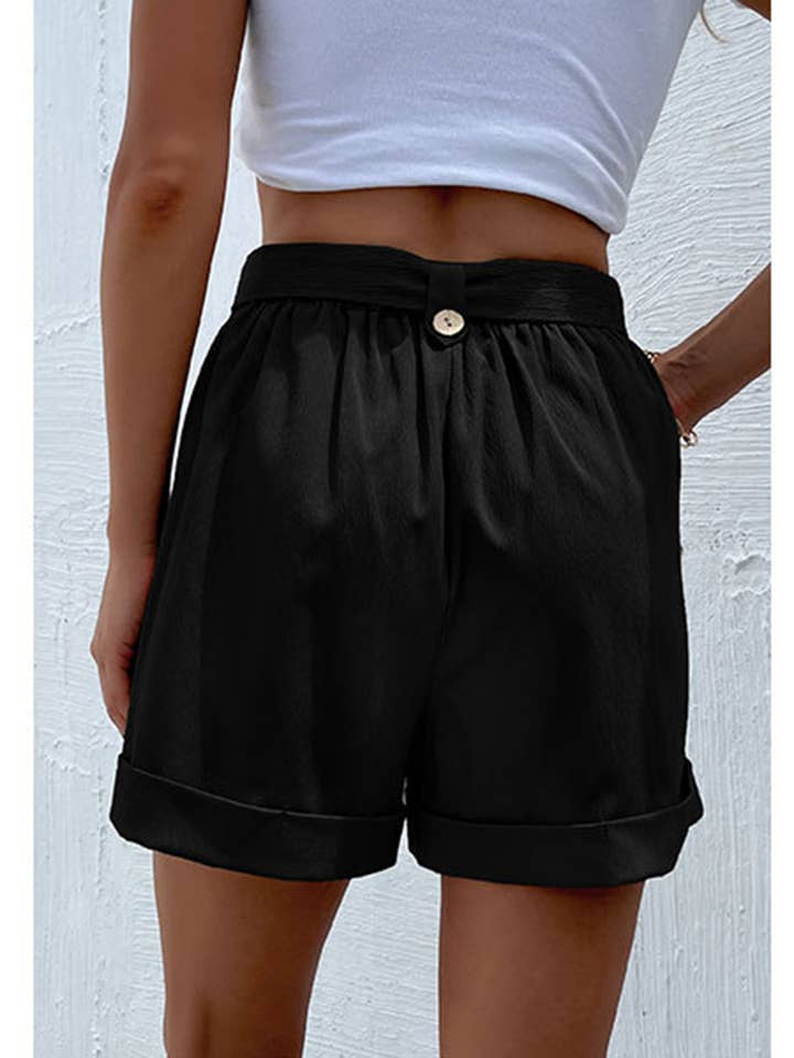 Wholesalesir - Wholesale Shorts - Women's - Casual Shorts With Belt