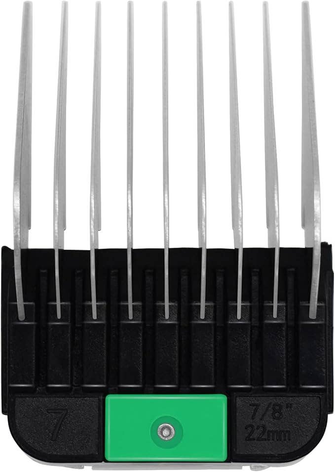 Alpine - Vendita all'ingrosso Strumento per toelettatura - Cani - Pettini guida di protezione in acciaio inossidabile per animali professionali per lame staccabili in stile A5 per toelettatori di animali domestici, compatibili da 1/8" a 1" con tagliacapelli per animali Wahl KM Series Andis AG BG Oster A5 A6.1