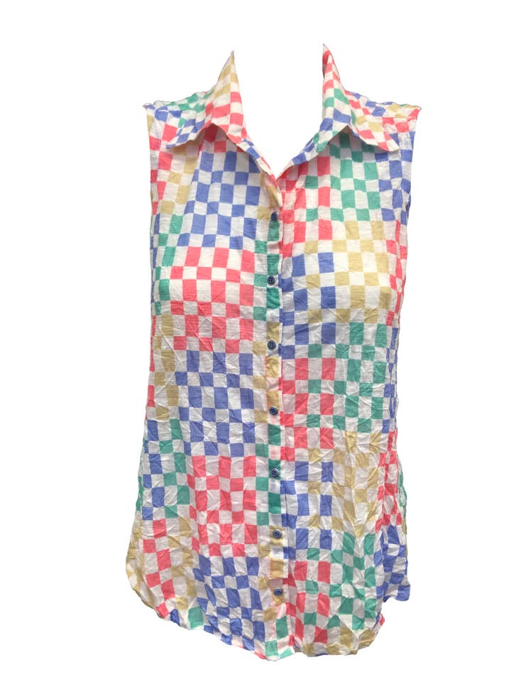 CAMICIA SENZA MANICHE - MELON 8601 per la vendita all'ingrosso da parte di David Cline