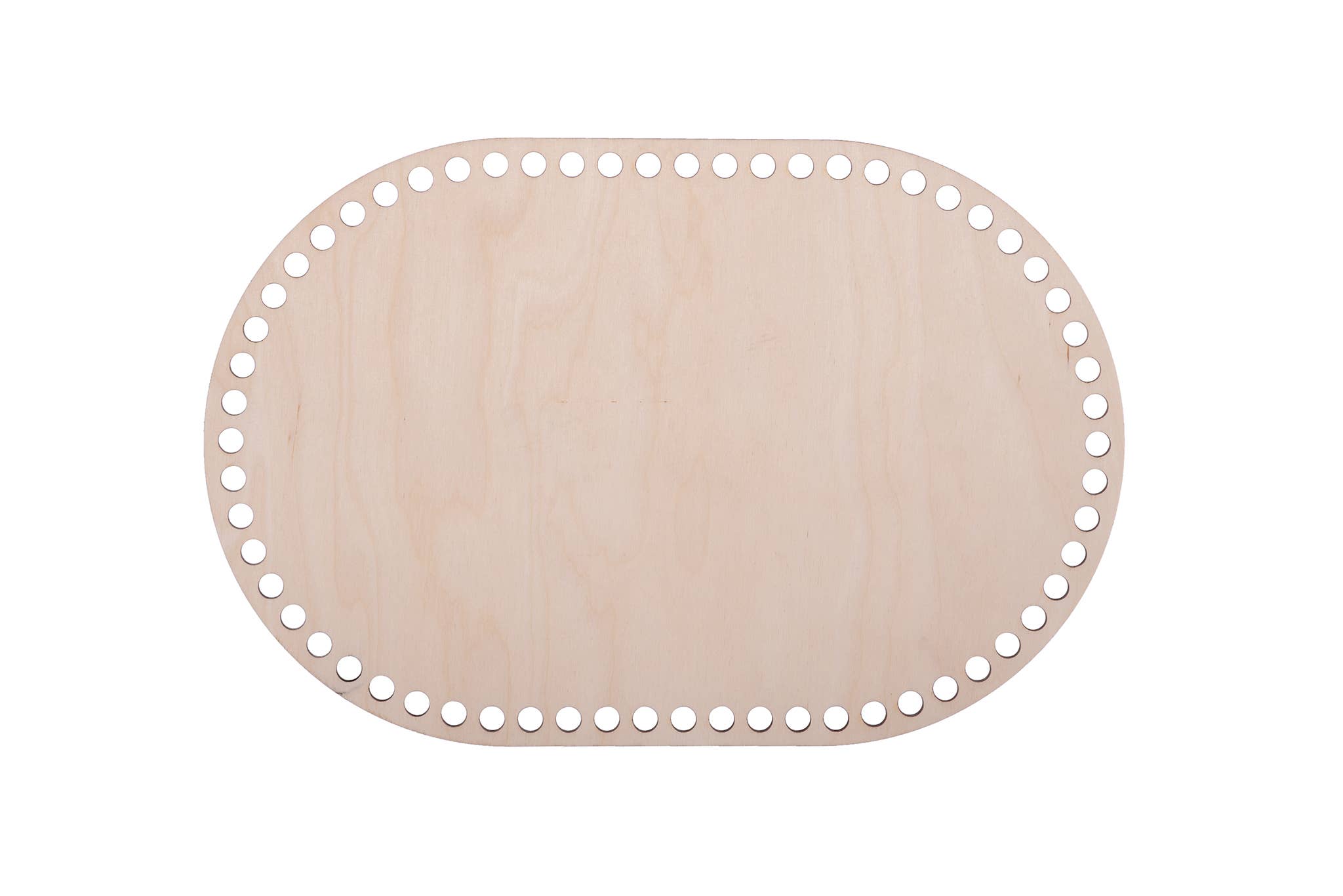 YourHobbyTools - Wholesale Knitting/Crochet Supplies - ROUNDED RECTANGLE WIDE wooden crochet basket bases6