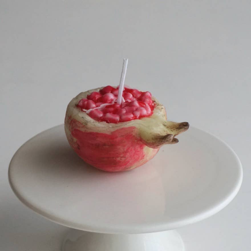 House of Shokunin - Wholesale Novelty Candle - handcrafted Pomegranate candle handmade home decor candle10