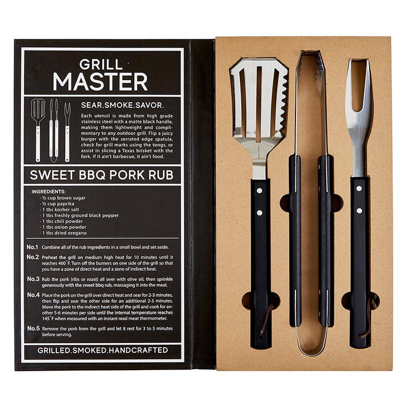 Santa Barbara Design Studio by Creative Brands - Wholesale BBQ Tongs - BBQ Tools Book Box2