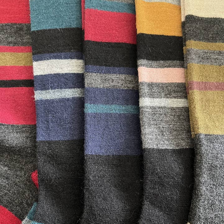 Shupaca Alpaca - Wholesale Socks - Unisex - Alpaca Socks - Linea - Crimson