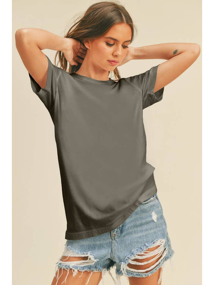 Honestee - Wholesale T-Shirt - Women's - Blank Classic Short Sleeve T-Shirt4