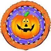 Party Expo, LLC - Wholesale Balloon - 18" Pumpkin & Candy Mylar Balloon