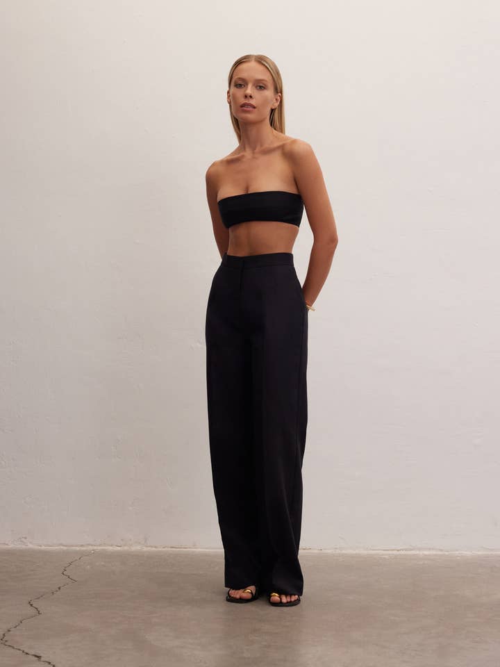 Le Cle - Wholesale Pants – Women's - Nyx Pants | High-Waisted Linen Trousers12