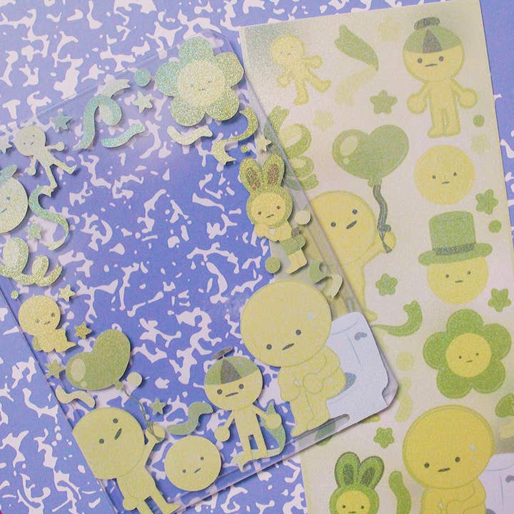 SadinYellow - Wholesale Sticker - Smiski Deco Stickers1