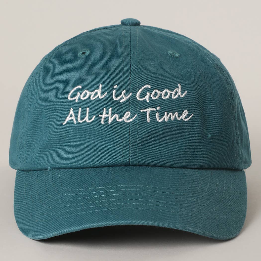 Fashion City - Wholesale Baseball Cap - Women's - God is Good All The Time Embroidery Baseball Cap6