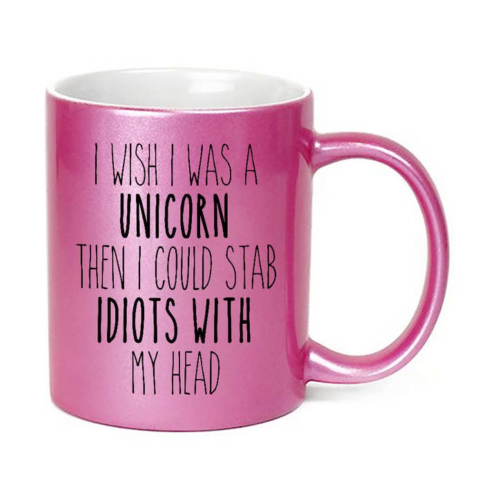 Disrupted Industries - Wholesale Coffee Mug - I Wish I Was a Unicorn Mug2