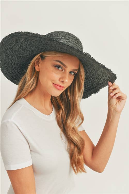 MYS Wholesale Inc - Wholesale Straw Hat - Women's - Solid Summer Floppy Sun Hat8