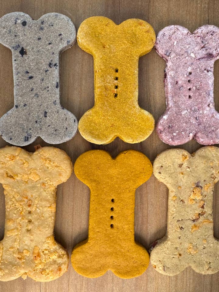 All Natural, Human Grade, Handmade Dog Treats for wholesale by Kova’s Bark Bakery