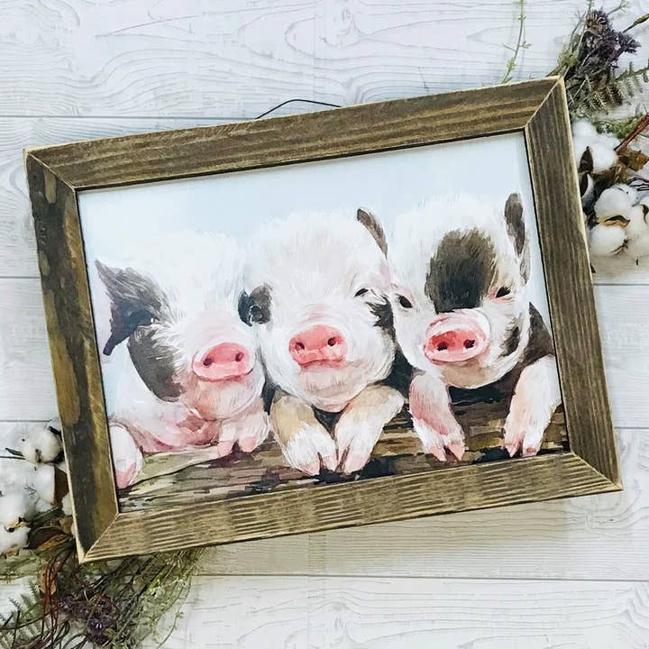 WL146 Drei kleine Ferkel für den Großhandel von JanMichaels Art & Home