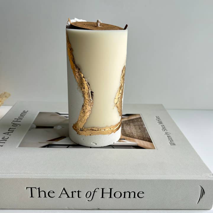 Fancy Concrete - Wholesale Pillar Candle - Concrete Pillar Candles | Candle4