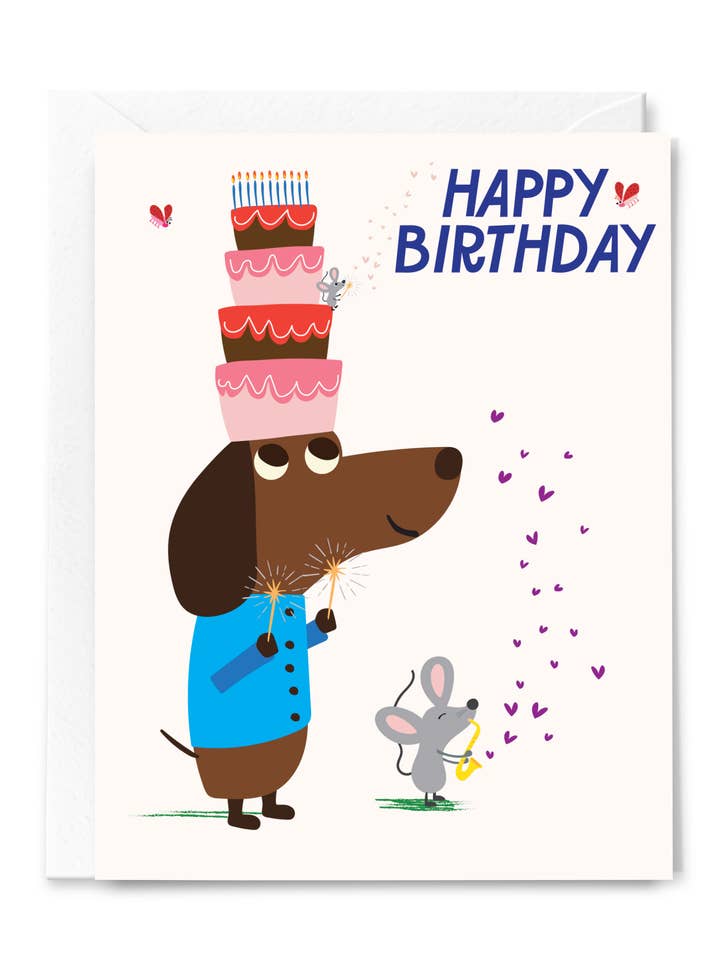 Happy Birthday Dachshund Card – Stanley Style!
for wholesale by Happy Just Happy