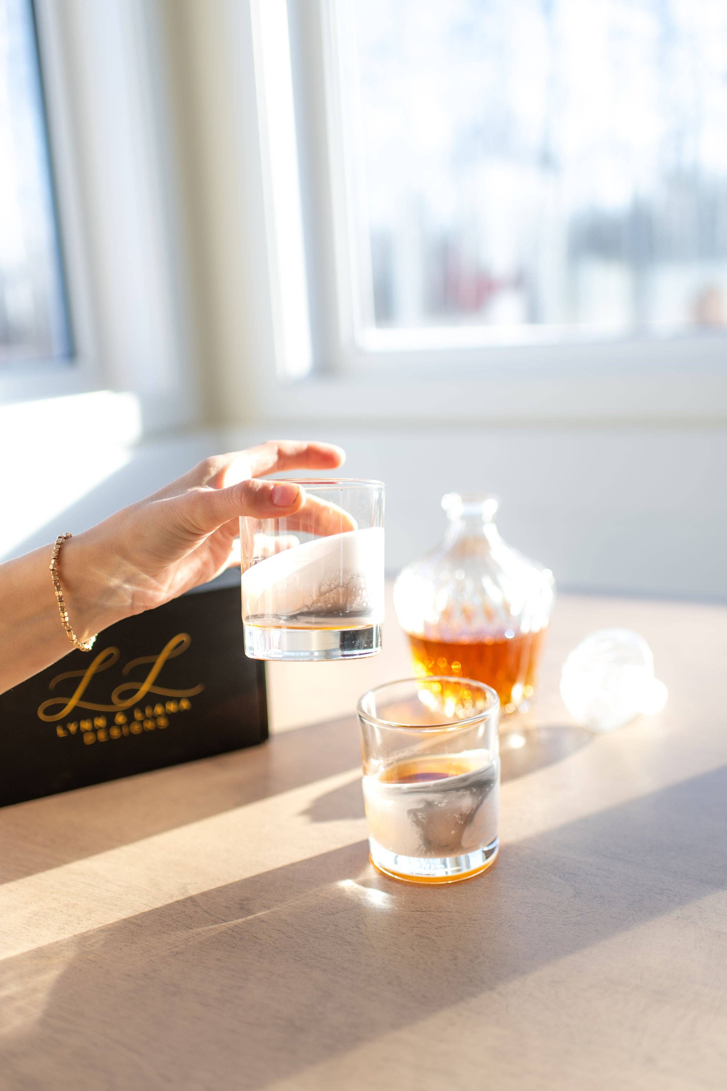 Lynn & Liana Designs - Wholesale Cocktail/Liquor Glass - NEW!!! Resin Coated Old Fashioned Whisky Glasses -NO TARIFFS27