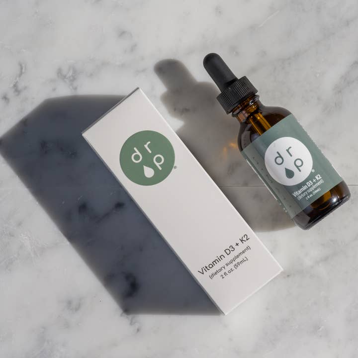 Drop Supplements - Wholesale Oral supplement/vitamin - Vitamin D3 + K2 Liquid Drops For Bone Strength, Immunity3