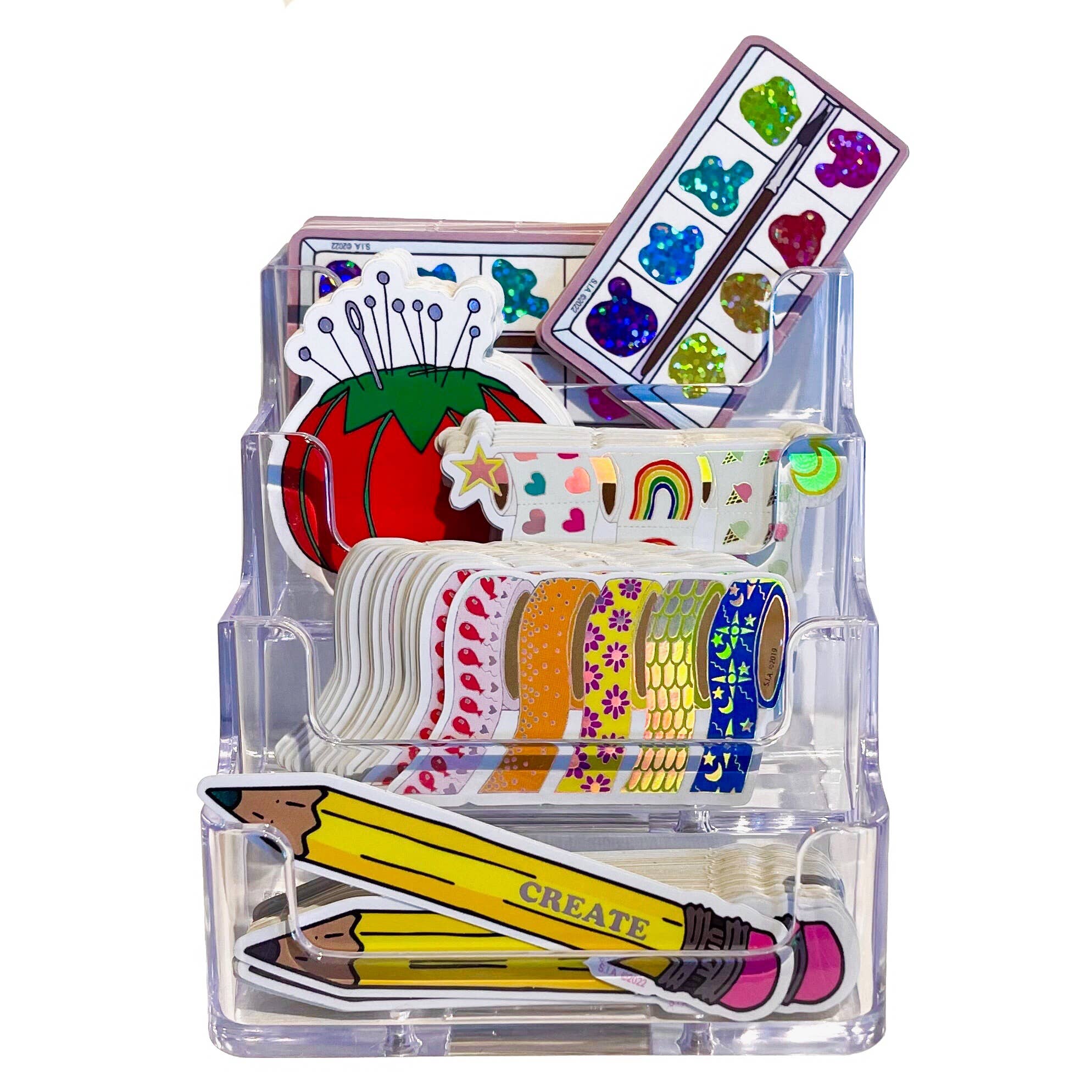 Surprise Inside Art - Wholesale Sticker - Holographic Creativity Pencil Weatherproof Vinyl Sticker3