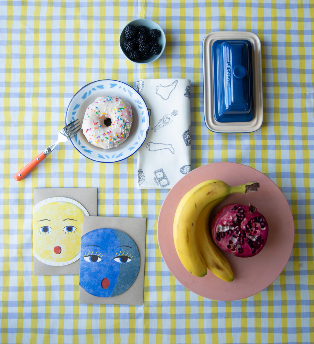 Isatopia - Wholesale Stationery/Notecard Set - Sun & Moon - Box of 6 Cards3