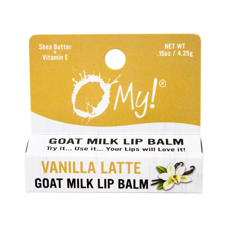 O My! Bath and Body - Wholesale Lip Balm - O My! Goat Milk Lip Balm - Single Pack | Shea Butter and Vit8
