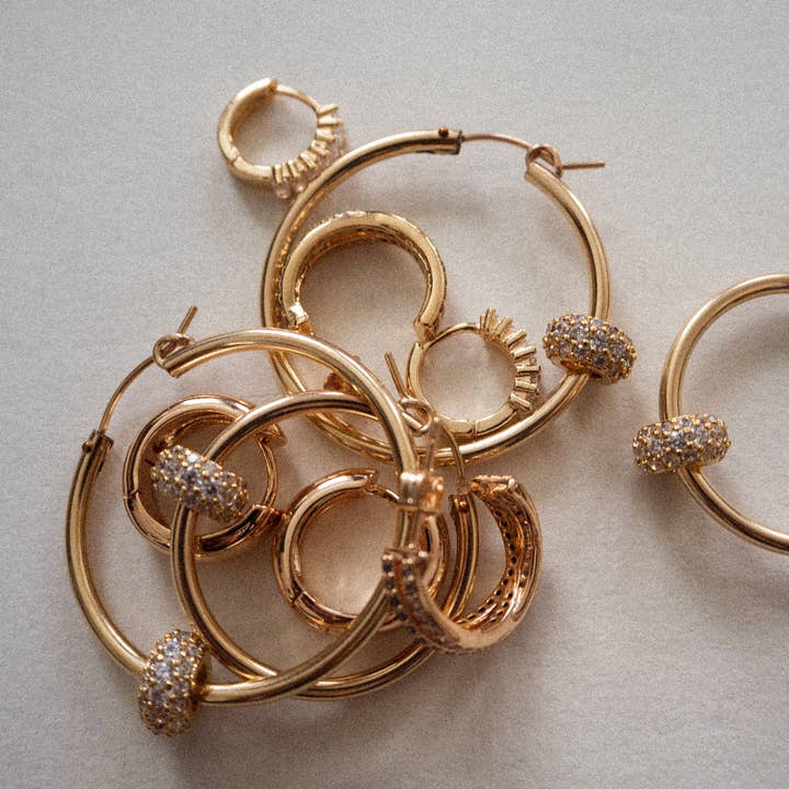 VIE EN BLEU - Wholesale Hoop Earrings - Amy earrings5