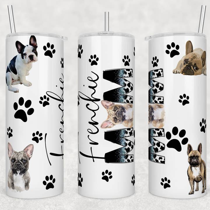 Dog Frenchie Mom | Gobelet pour la vente par Designs by Robyn
