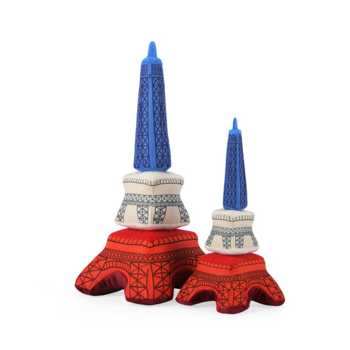P.L.A.Y. Pet Lifestyle and You - Wholesale Pet Plush Toy - Dog - Totally Touristy - Paris Eiffel Tower4
