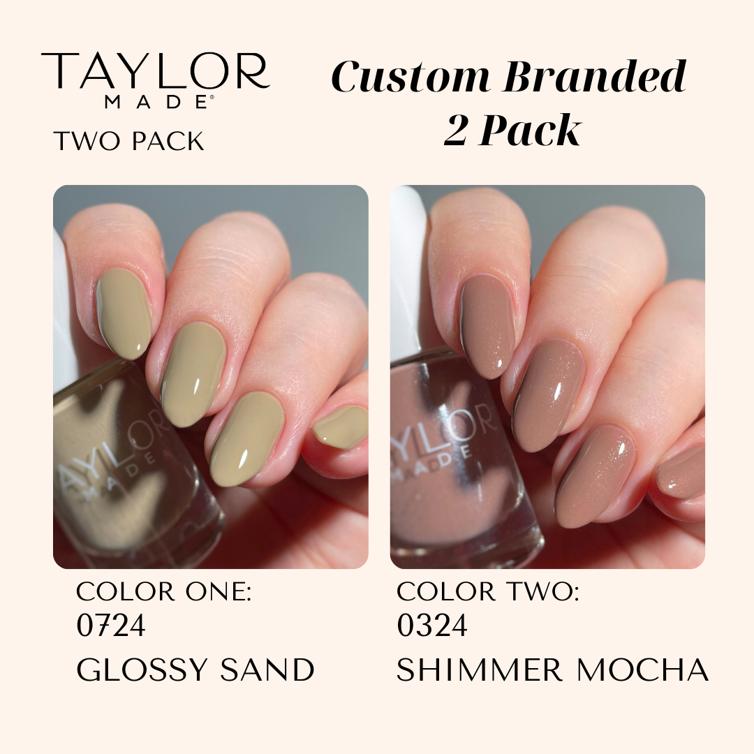 Taylor Made Polish – wholesale Nail polish – Custom Nail Polish: 2 Pack Long-wearing + Vegan + Non-toxic40
