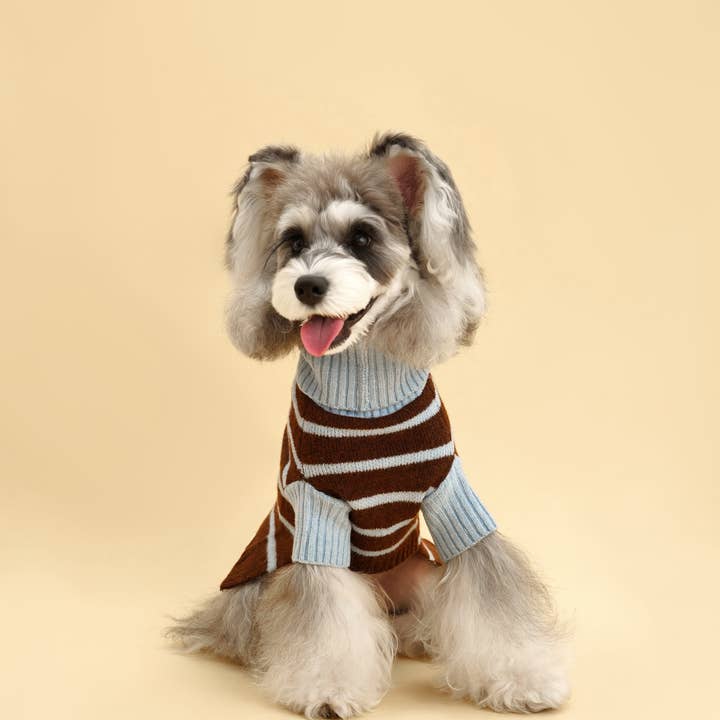 BarkBarkBaby - Wholesale Pet Sweater - Dog - Bluebell Stripes Sweater5