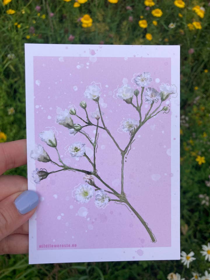 Postcard A6 # 0032 for wholesale by Wildflower Oslo
