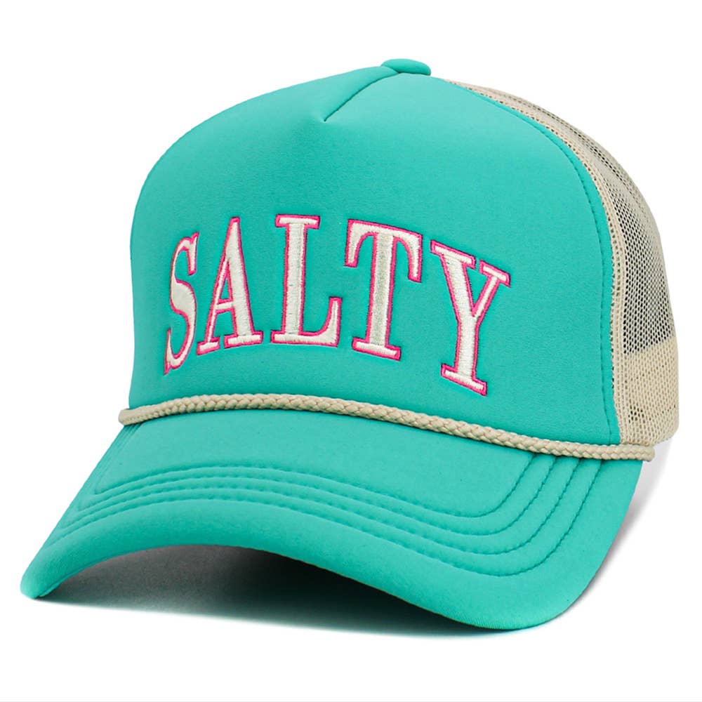 Sensibling Corp. - Wholesale Trucker Hat - Women's - SALTY Message Mesh Back Trucker Hat
7