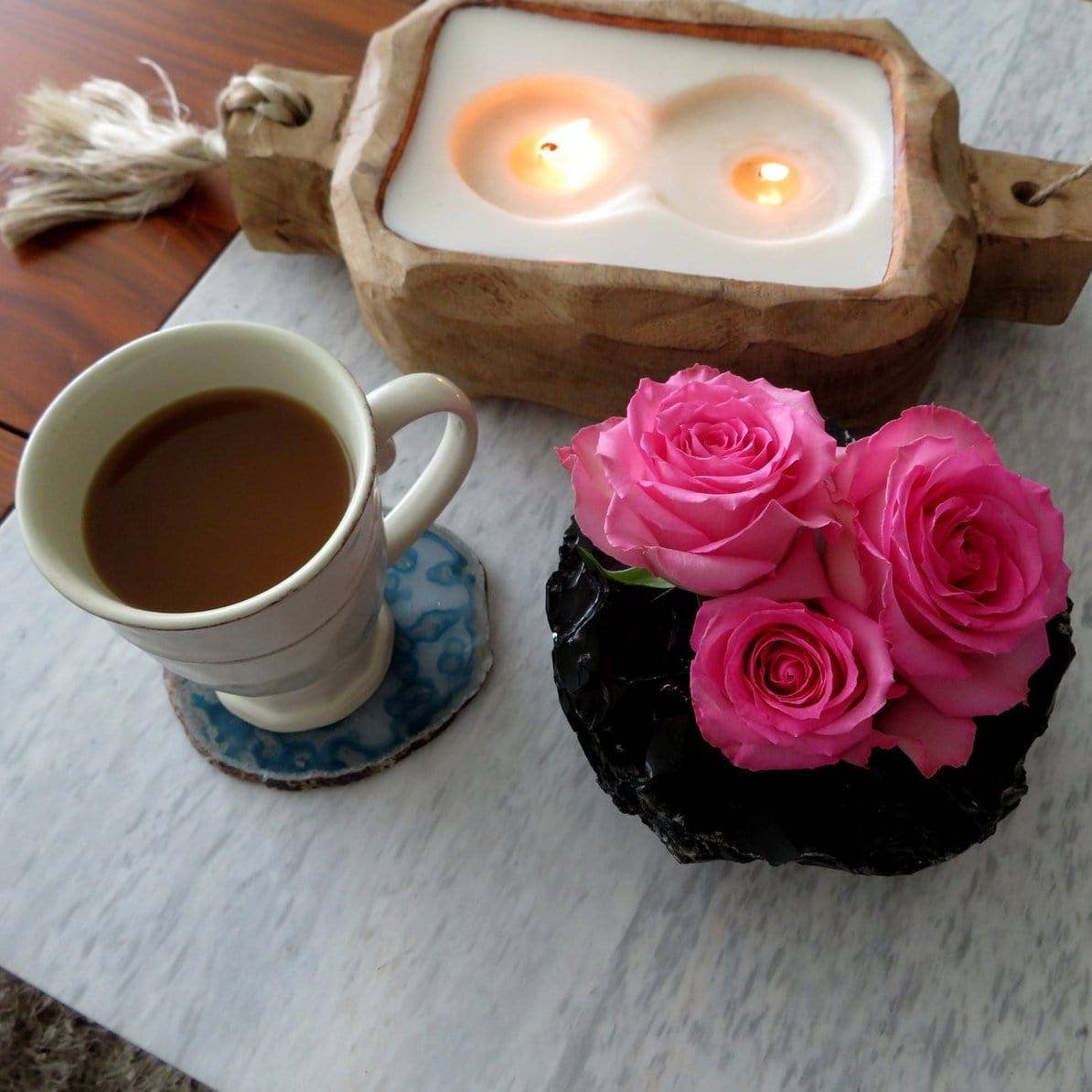 Rock Paradise - Wholesale Plantenpot - Kristalzwarte obsidiaan plantenbak - bloempot (HW2-19)5