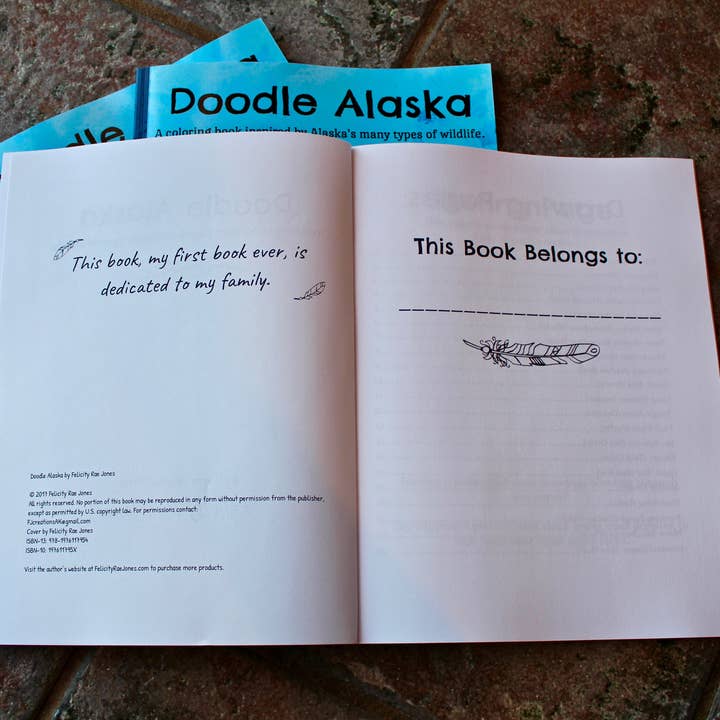 FJ Creations – wholesale Colouring and activity book – adult – Doodle Alaska Coloring Book2
