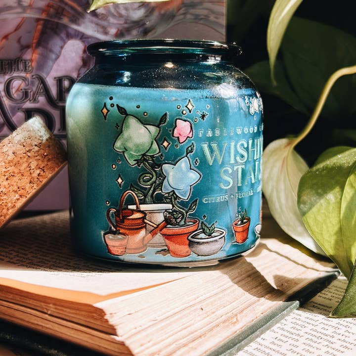 Fablewood Goods - Wholesale Jar/Filled Candle - Wishing Stars | 8oz Apothecary Soy Candle3