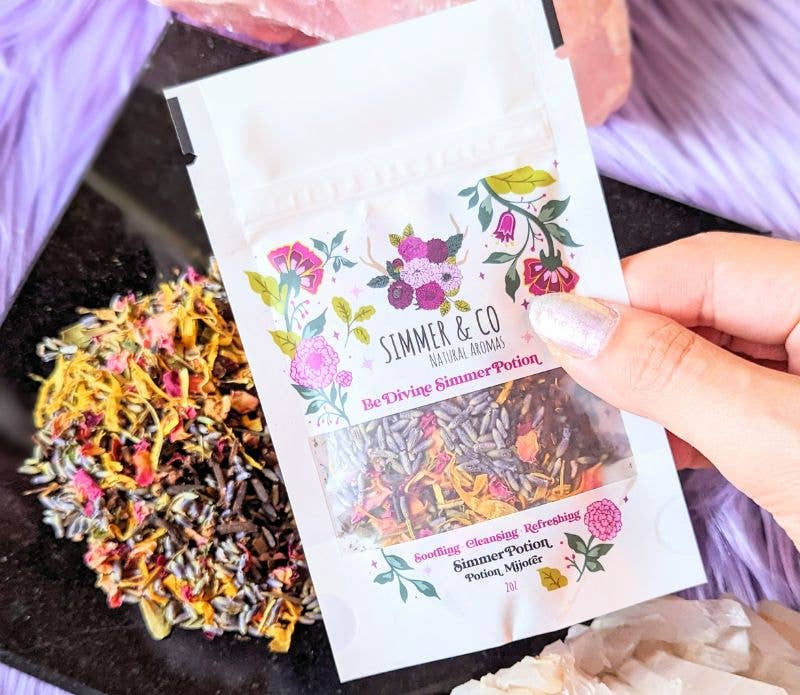 Goddess Provisions - Vente Accessoire de méditation - Potion de mijotage : maison de sorcière, sortilège, rituel, purification, paix1