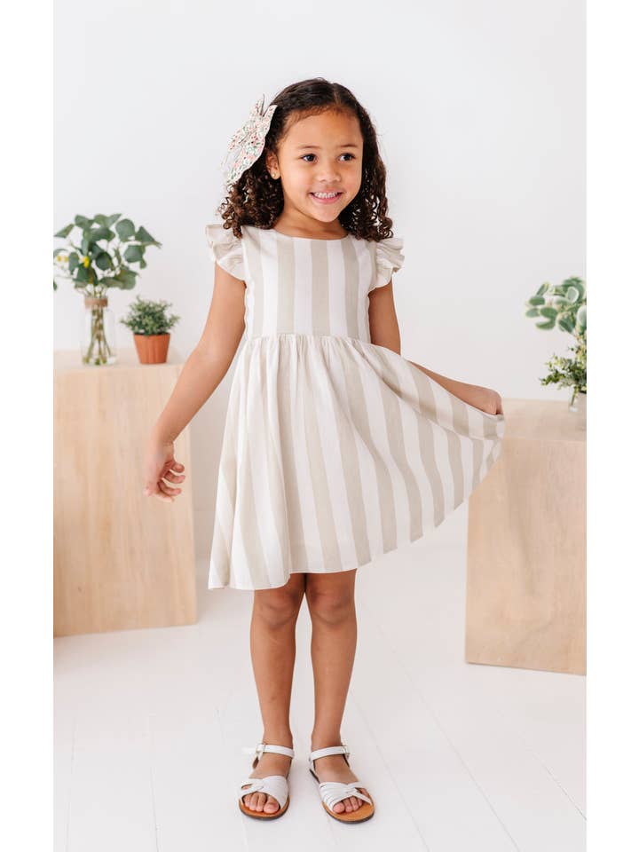 Made By Molly - Wholesale Dress - Kids - Costal Stripes | Tie Back DRESS