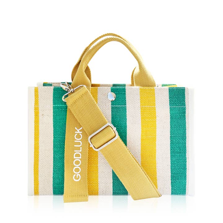 Loven x Mini Momo - Wholesale Tote Bag - Women's - Golf Rounding Bag Tote CanvasShoulder Crossbody Stripe Plaid7