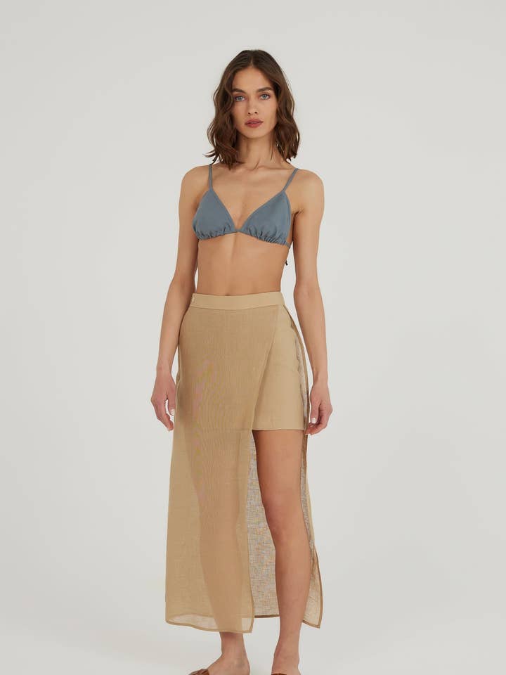 Reminiscence Linen Nederdel for engroshandel hos Dor Raw Luxury