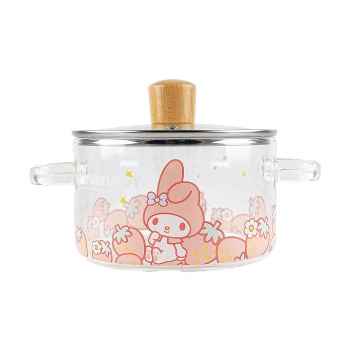 Sanrio X Marsica Double-Handled Glass Soup Bowl 54.10 Oz for wholesale by Yami