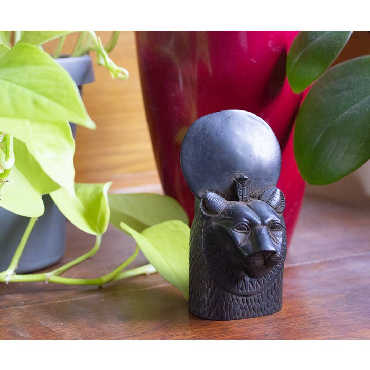 Discoveries, Inc. - Wholesale Decorative Figurine - Sekhmet Bust Black - 4.5" - Egyptian Goddess1