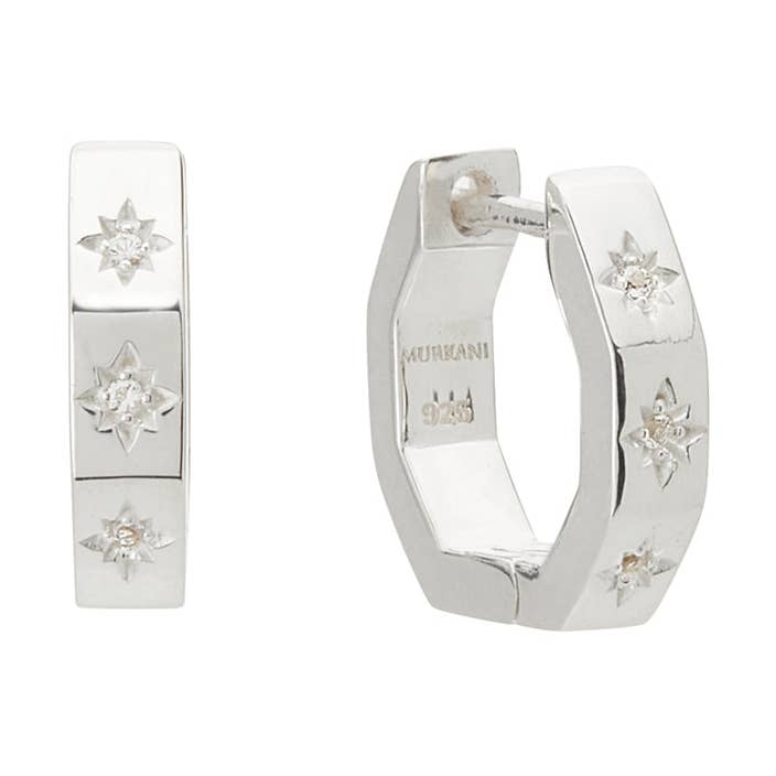 Achthoekige knuffels van 12 mm voor wholesale door Murkani Jewellery