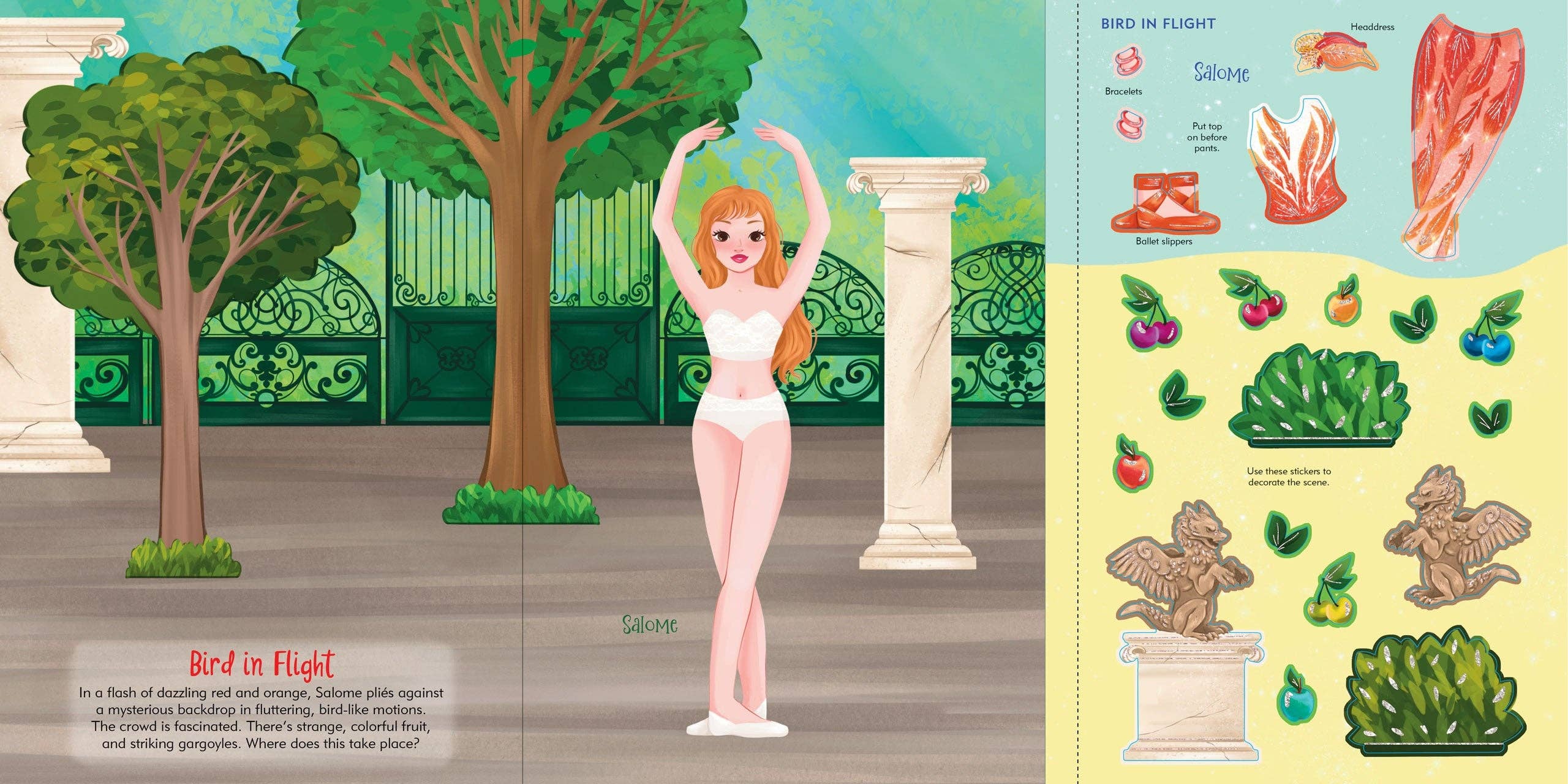 Peter Pauper Press - Vente Autocollant - Enfant et bébé - Livre d'autocollants de danse classique pour habiller les poupées4