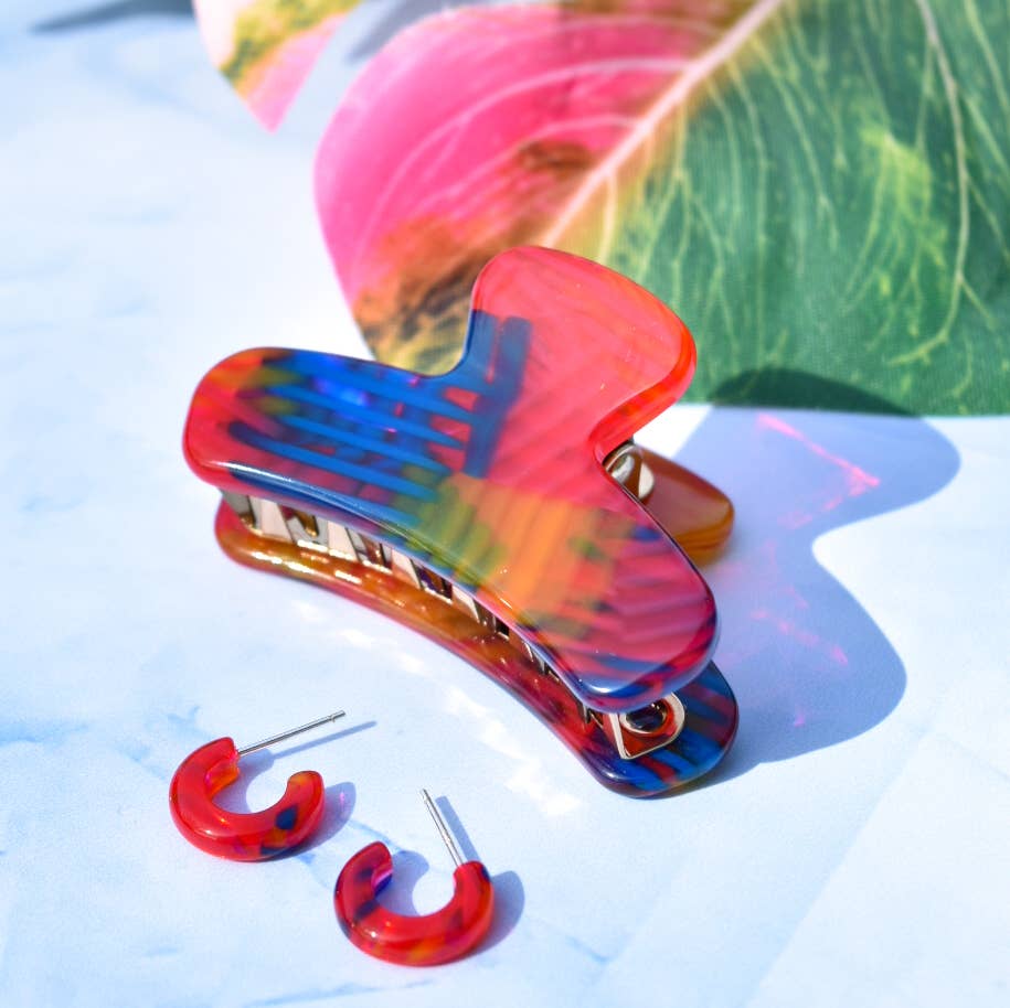 Fenna&Fei - Wholesale Hair Clip - Women's - Mini French Claw in Everyday Collection | Tortoise Shell Acetate Claw6