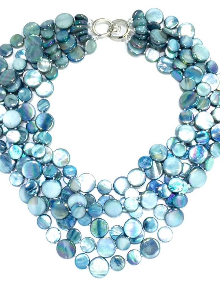 382045 - Mop N a 5 fili, colore: verde acqua per la vendita all'ingrosso da parte di Sea Lily