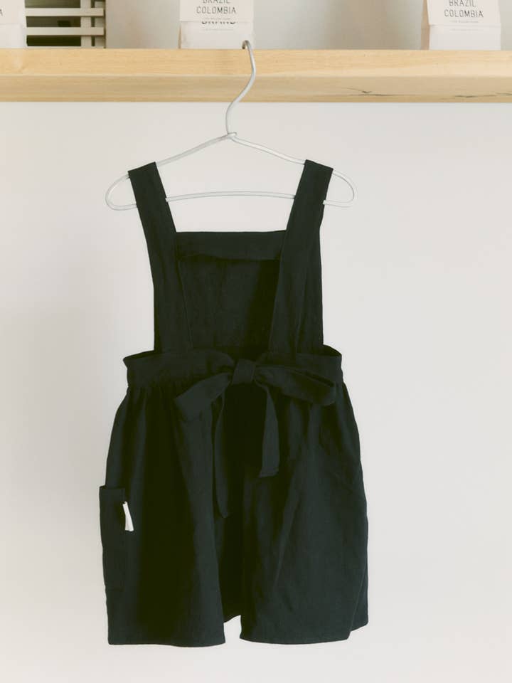 Cheengoo - Vente Robe – enfant - Robe tablier Pinafore - Noir