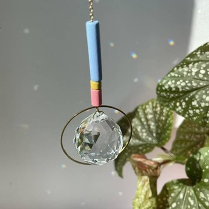 Suncatcher Bead Lilac/ Light Catcher/ Window Crystal for wholesale by von Lani = Jewellry + Suncatchers