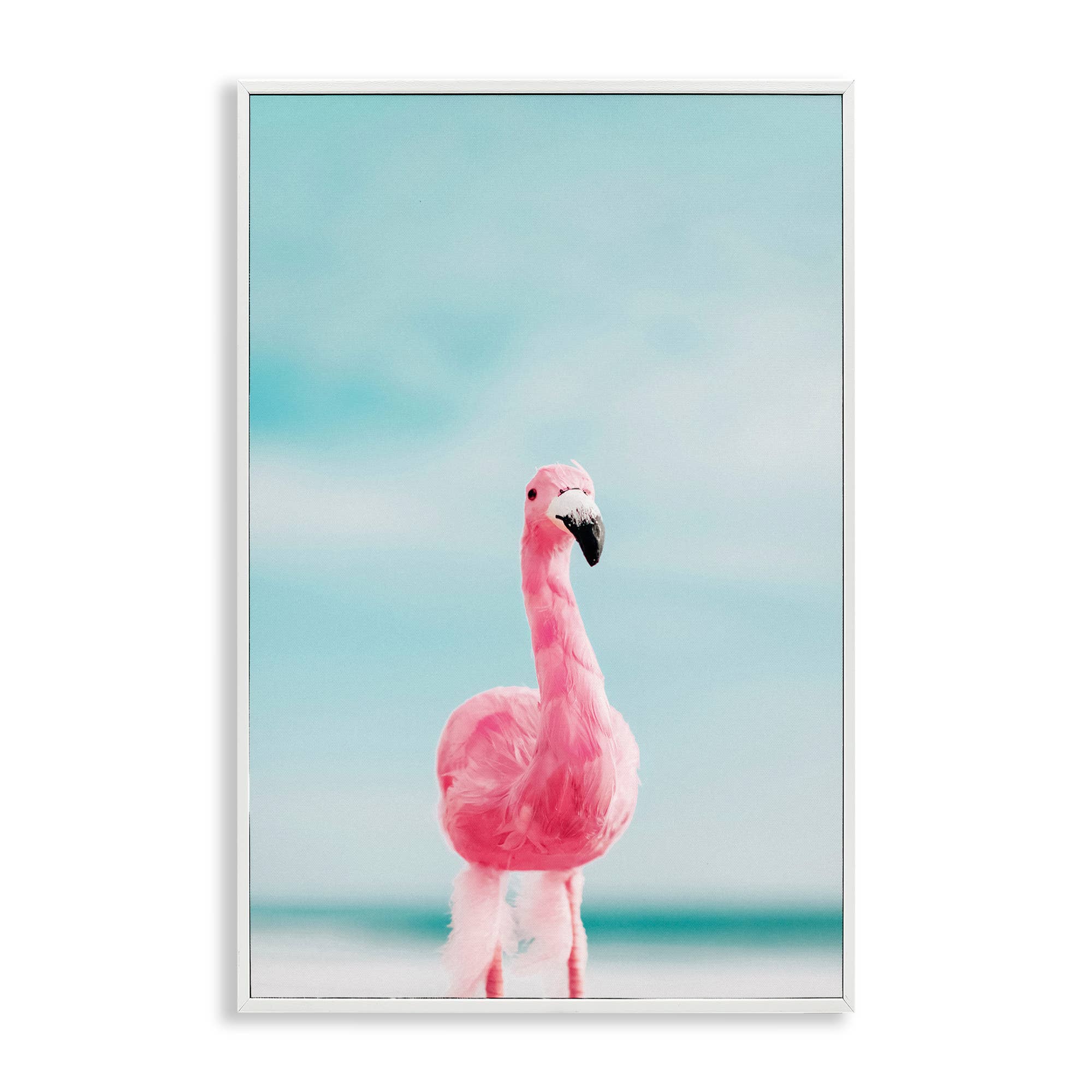 Stupell Industries - Vendita all'ingrosso Decorazione da parete - Bambini e neonati - Arte Incorniciata Fenicottero Estivo Funky18