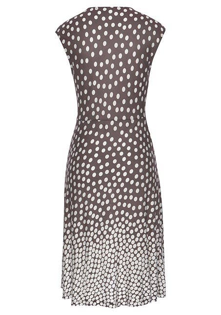 Lascana - Wholesale Dress - Women's - LASCANA Women's Polka Dot V-Neck Dress3