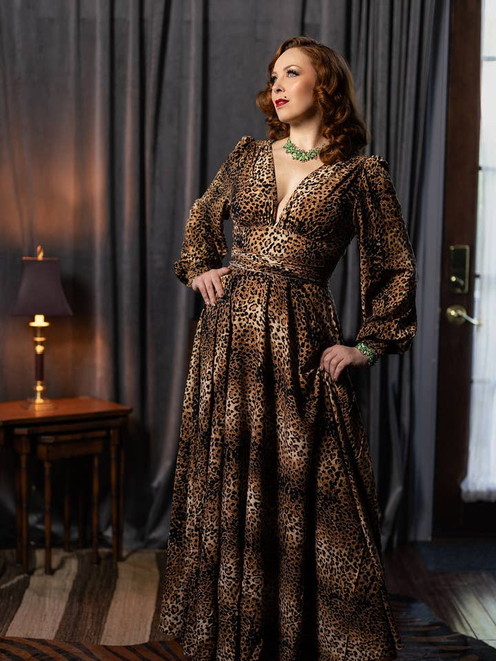 Gene Dress - Leopard Print for wholesale by TRASHY DIVA