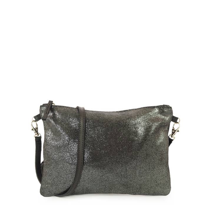 Pochette CANNES 28 in pelle iridescente con tracolla rimovibile per la vendita all'ingrosso da parte di C Oui