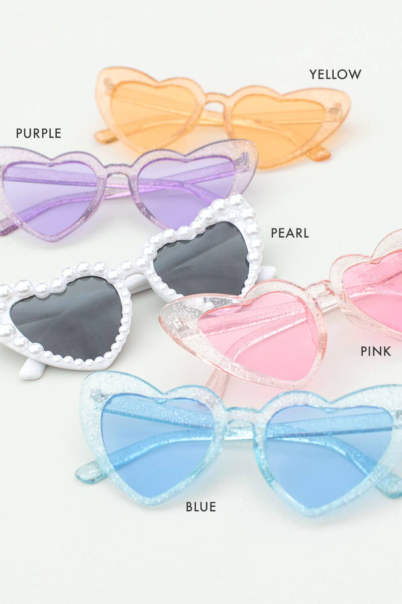 Space 46 Wholesale - Wholesale Sunglasses - Women's - Adults Pearl Heart Bride Sunglasses3